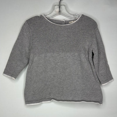 Vivrano Org Cotton Knit D, Grey, size 12m-18m