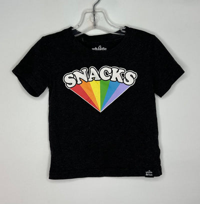 Whistle & Flute Top Snack, Charcoal, size 1-2