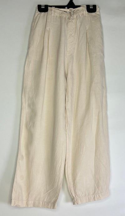 Zara Wide Leg Pant, Cream, size 10