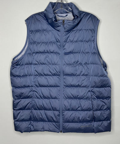 Eddie Bauer Puffy Vest, Blue, size 2XL