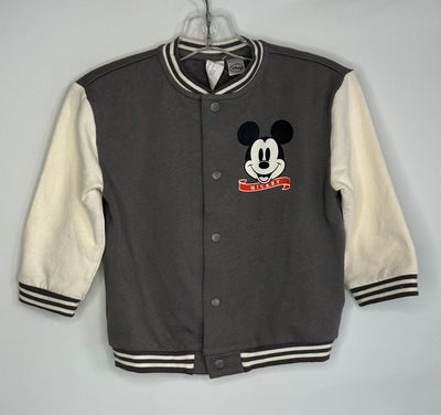 H&M Mickey Bomber, Grey, size 2