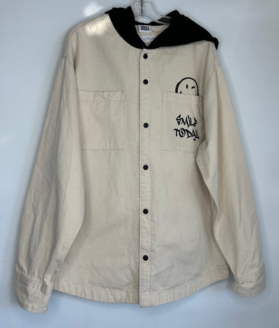 Zara Smiley World Jacket, Cream, size 13-14