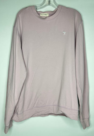 Os&Oakes L/S Crewneck, Lavender, size XL