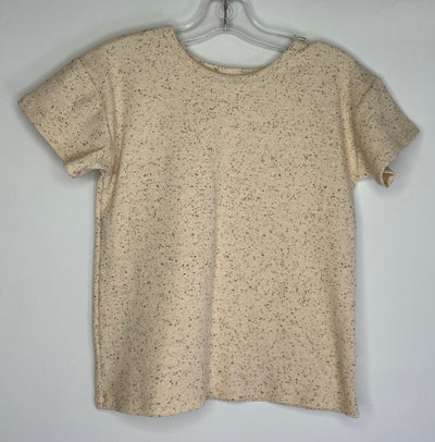 Jax & Lennon Rib Boxy Top, Speckle, size YS 6-7