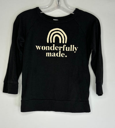 Little&Lively Crewneck, Black, size 5-6