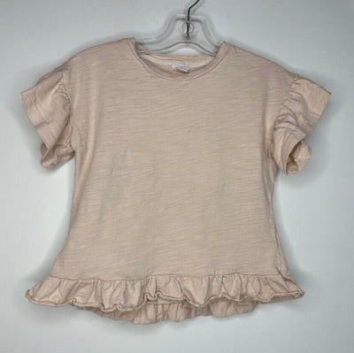 Jamie Kay Ruffle Top, Taupe, size 4