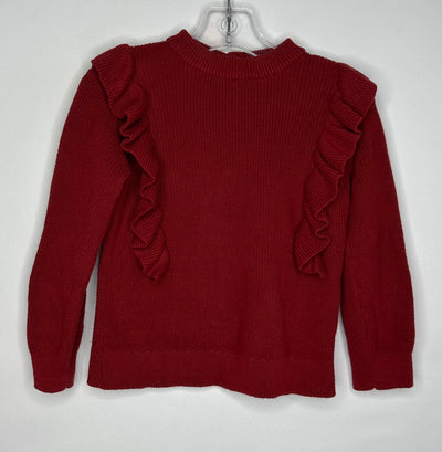 H&M Knit Holiday Sweater, Red, size 2