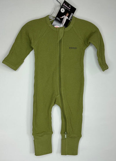 BONDS Wondersuit Waffle, Green, size 12m-18m