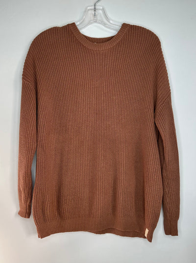 Jax & Lennon Knit Sweater, Brown, size Medium