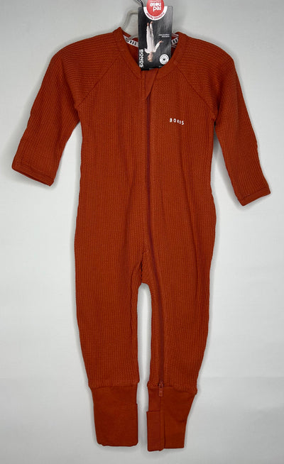 BONDS Waffle Wondersuit, Rust, size 12m-18m