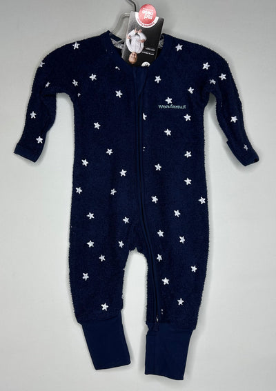 BONDS Poodlette WS NEW, Blue, size 6m-12m