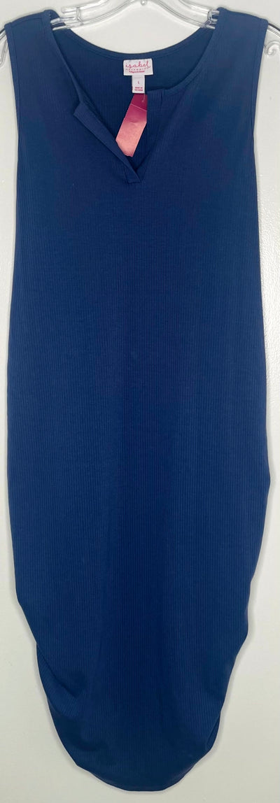 Isabel Rib Dress, Blue, size Large