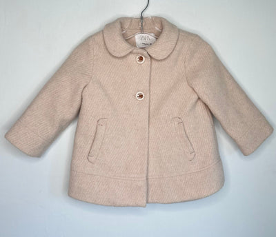 Zara Lined Coat, Cream, size 18-24m