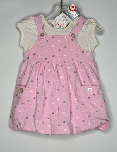 NWT 2pce Dress, Pink, size 12-18m