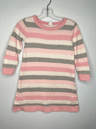 Gap Knit Stripe Dress, Pink, size 4