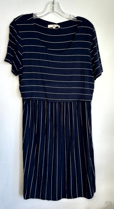 Ripe Striped Dress, Navy, size XL