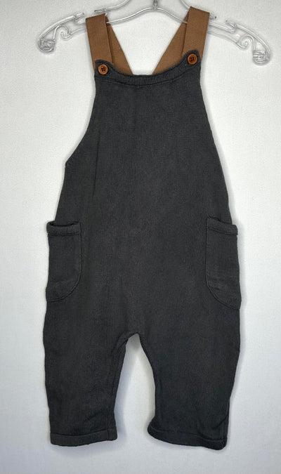 Zara Overall Knit Romper, Grey, size 9m