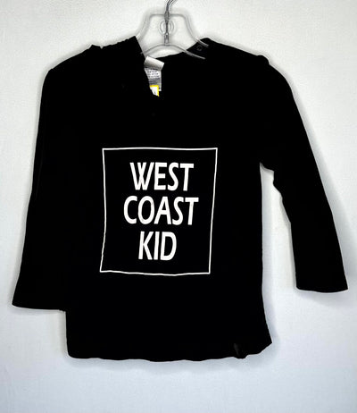 West Coast Kids Hoodie, Black, size 3