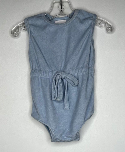 Kindly Terry Romper, Blue, size 3-6m