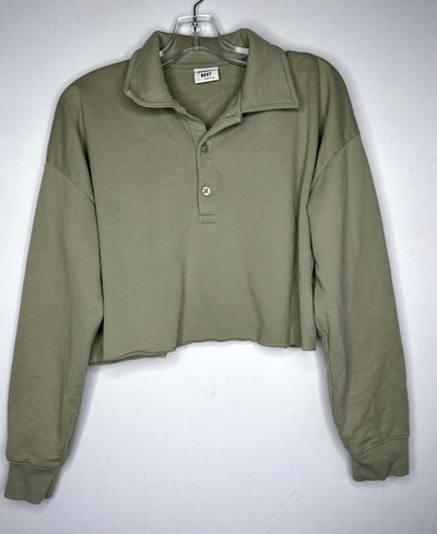 Sunday Best Crop Crew, Green, size Small