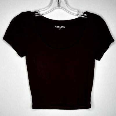 Harlow Crop, Brown, size Small