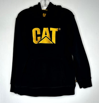 CAT Hoodie, Blk Yell, size 10-12