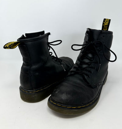 Lace/zip Up Doc Martins, Black, size 4 Youth