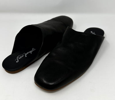 Free People Slide Shoe, Black, size 7.5