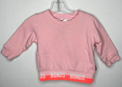 Bonds Crew Top, Pink, size 3-6
