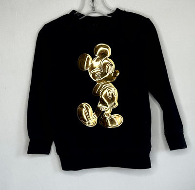 Mickey Crew Top H&M, Black Go, size 3