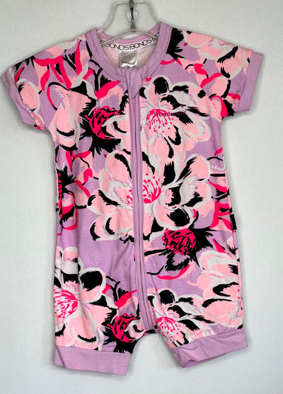BONDS Shorty Wondersuit, Pink, size 6m-12m