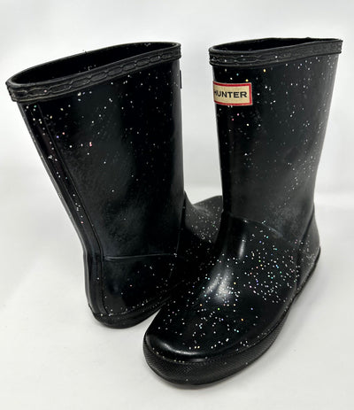 Hunter Rain Boot, Black, size 1