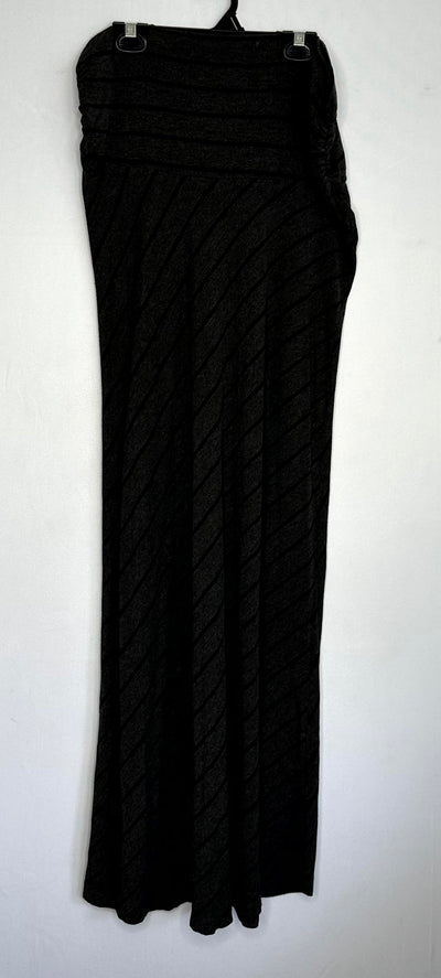 Thyme Stripe Maxi Skirt, Charcoal, size Med