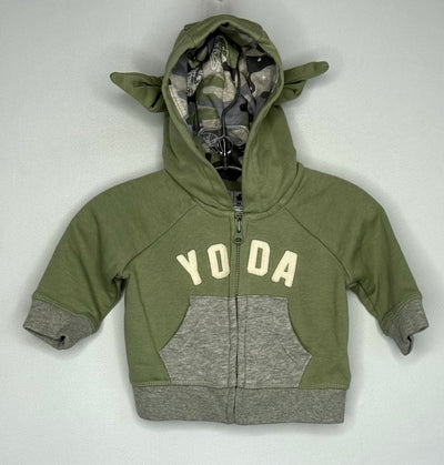 Gap X Yoda Hoodie, Green, size 0-3m