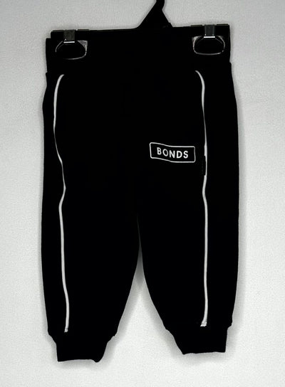 Bonds Sweat Pants, Black, size 6-12m