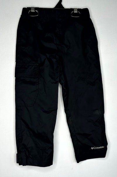 Columbia Rain Pants, Black, size 4