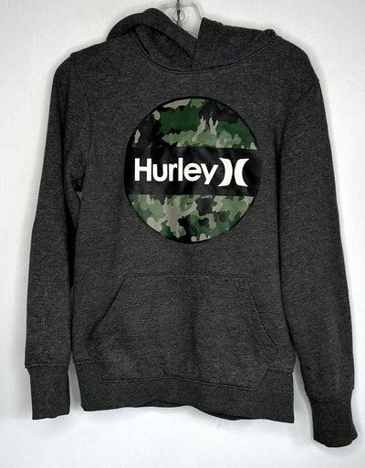Hurley Hoodie, Charcoal, size 7-8