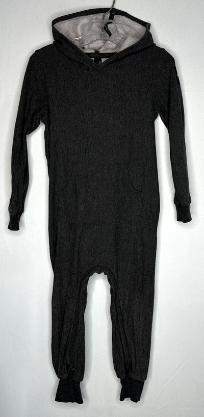 Rowe Hoodie Zip Jumpsuit, Charcoal, size 2