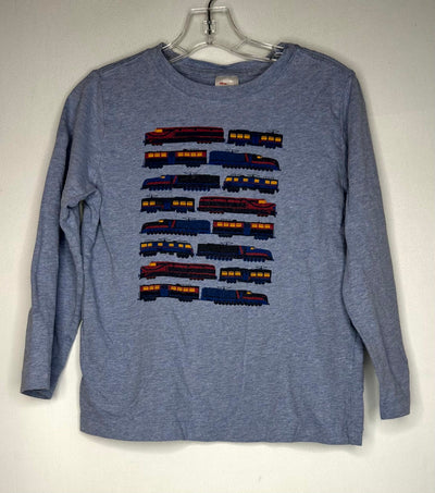 Hanna Andersson L/S Top, Blue, size 6-7