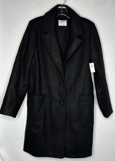 Old Navy 3/4 Coat NEW, Black, size Large