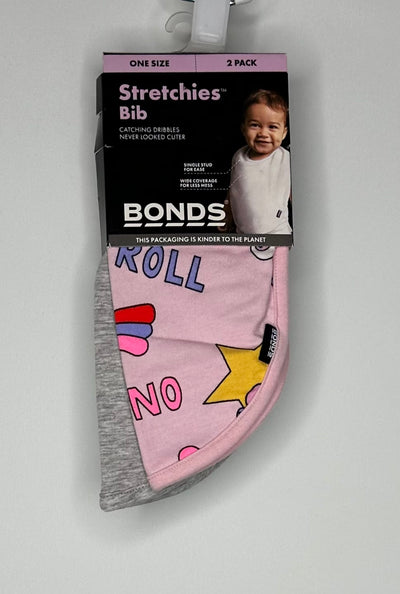 NWT Bonds Bibs 2pack, Pink
