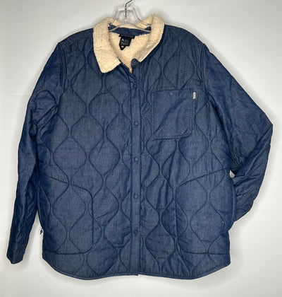 Burton Quilted Denim Coat, Blue, size XLarge