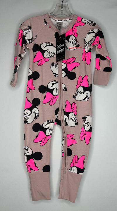 BONDS Minnie Wondersuit, Pink NWT, size 6m-12m