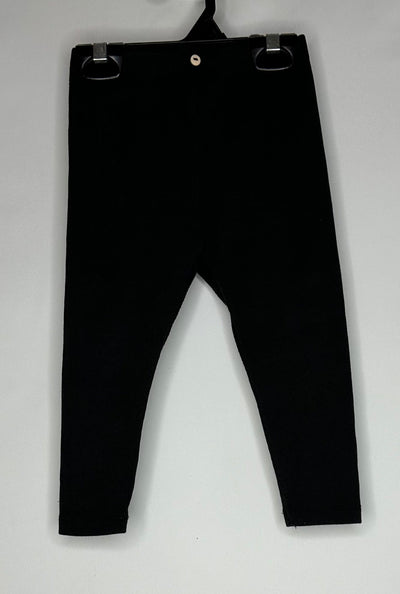Zara Rib Pant, Black, size 18-24m