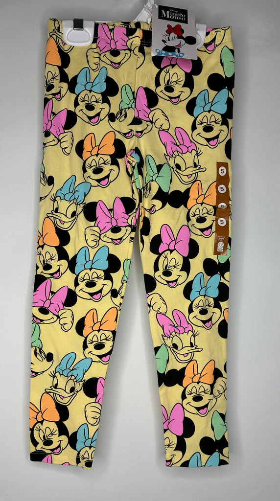 Ladies LulaRoe Leggings OS Peach & Navy Blue Minnie Mouse Disney