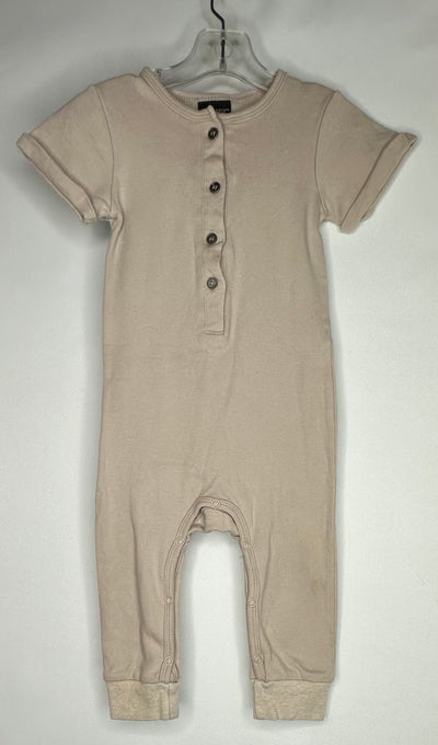 Little Bipsy Button Rompe, Taupe, size 18-24m