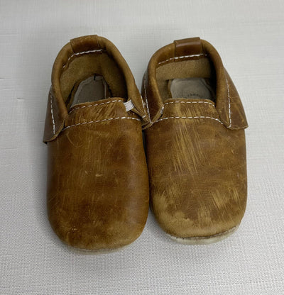 Leather Moccasin Minimoc, Brown, size 9