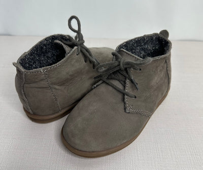 Zara Low Suede Boot, Grey, size 6