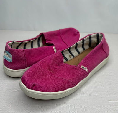 Toms Slip On Shoe, Pink, size 3 Youth