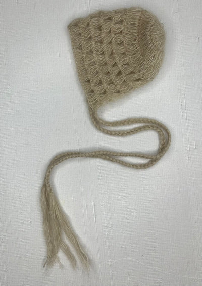 Newborn Soft Knit Hat, Tan, size NB